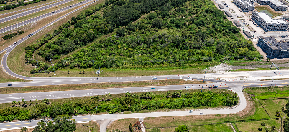 Aerial view of Moccasin Wallow Rd. from US41 to Gateway Blvd.